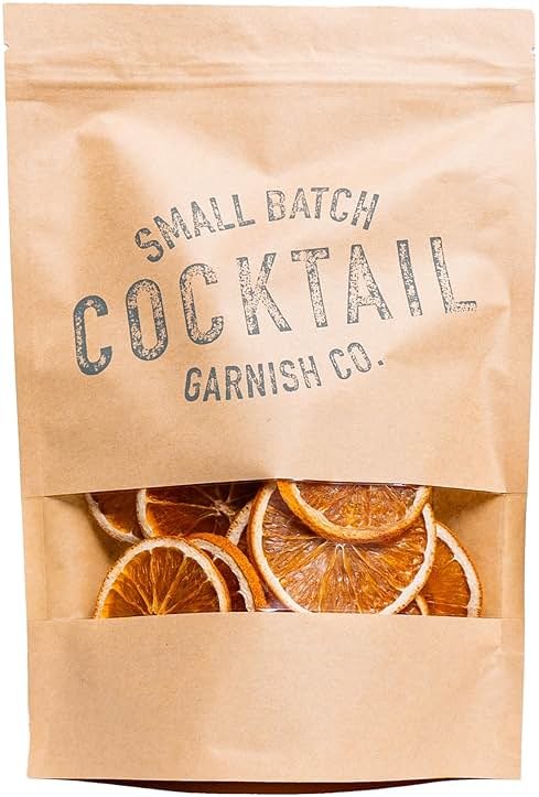 Cocktail Garnish Co. Dehydrated Orange Wheels, 3oz, 31+ Slices - Product Image