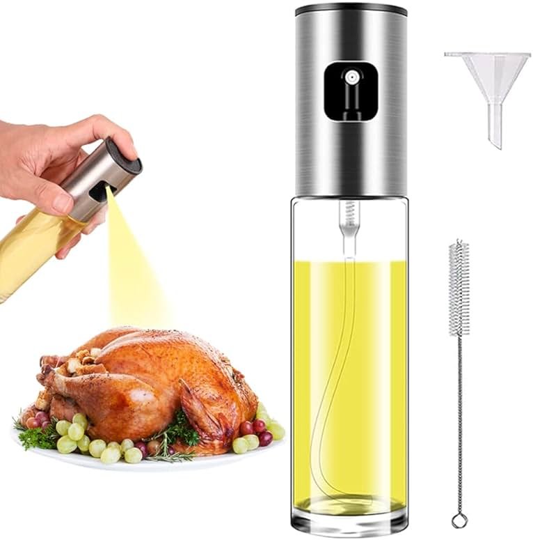 ZEREOOY Oil Sprayer for Cooking Olive Oil Sprayer Mister for Air Fryer Vegetable Vinegar Oil Portable Mini Kitchen Gadgets for Baking,Salad,Grilling,BBQ,Roasting(1 Pack) - Product Image
