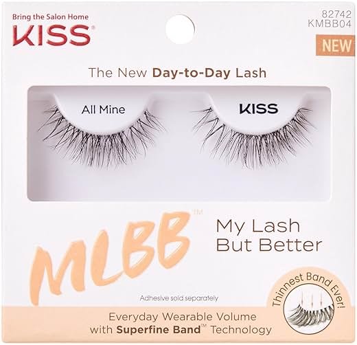 Kiss My Lash But Better, False Eyelashes, 'All Mine', 10mm, Includes 1 Pair Of Lash, Easy to Apply, Reusable Lash Clusters - Product Image