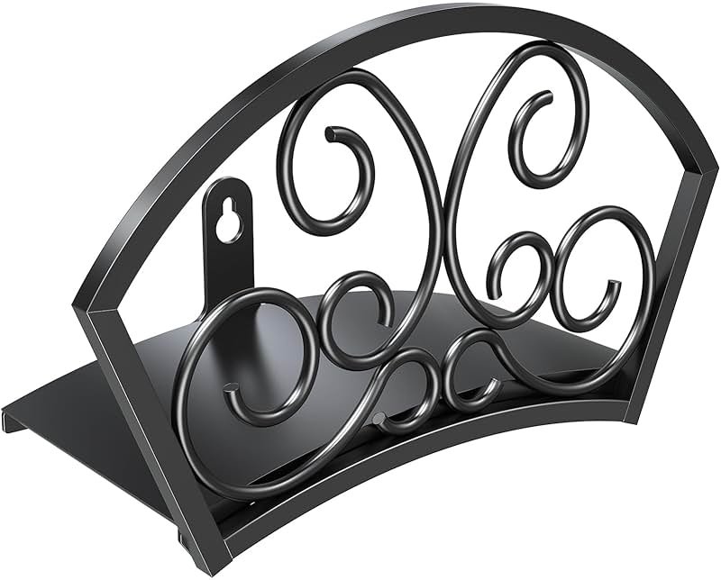 GOFORWILD Garden Hose Holder, Decorative Hose Butler Sturdy Water Hose Rack, Durable Wall Hose Hanger, Holds 125-Feet of 5/8-Inch Hose, Hose Reel, Made of Gauge Steel, 7019 - Product Image