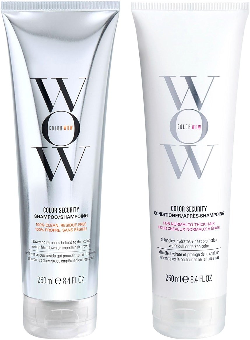 COLOR WOW Dream Clean Duo - 100% clean, sulfate-free COLOR SECURITY SHAMPOO and weightless COLOR SECURITY CONDITIONER| Achieve Super Glossy, Hydrated Hair - Product Image