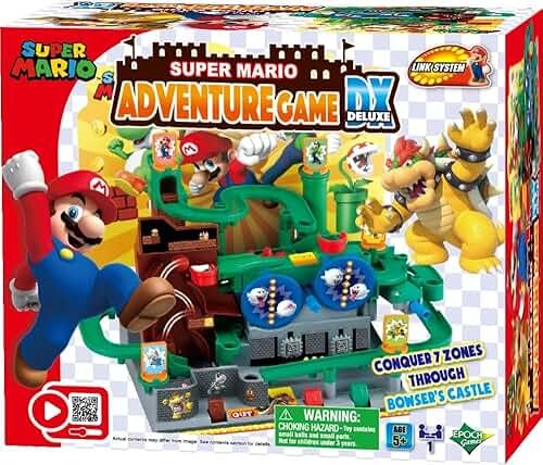 EPOCH Super Mario Adventure Game DX - Tabletop Skill and Action Game with Collectible Action Figures - Product Image