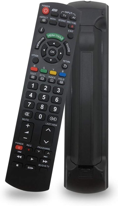 Universal Remote Control for Panasonic TV Remote Control Works for All Panasonic Plasma Viera HDTV 3D LCD LED TV/DVD Player/AV Receiver - No Program Needed - Product Image
