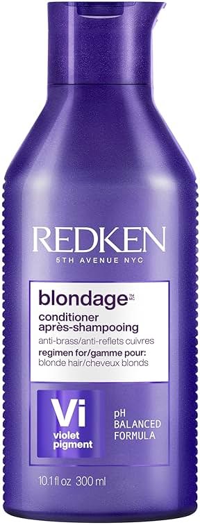 Redken Blondage Color Depositing Purple Conditioner For Blonde Hair - Tones & Moisturizes Brassy Hair - Product Image