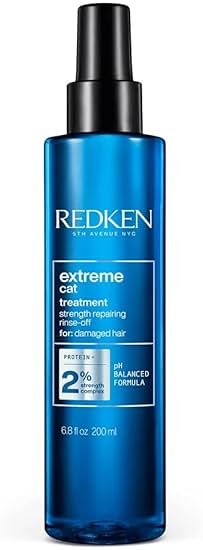 Redken Extreme CAT Anti-Damage Protein Reconstructing Treatment For Distressed Hair - Strengthens & Adds Shine With Ceramides - Product Image