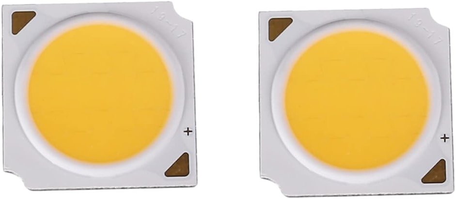 Bettomshin 300mA 10W Square COB LED Chip High Power Beads Light Super Bright High Power or Floodlight 2pcs - Product Image
