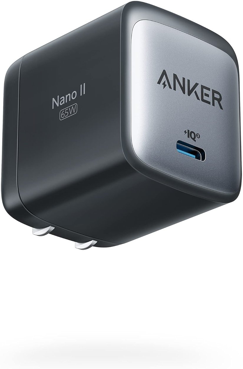 Anker Nano USB C Charger,65W GaN II PPS Fast Compact Foldable Charger for MacBook Pro, Galaxy, Dell, iPhone 17/16, iPad Pro, and More - Product Image