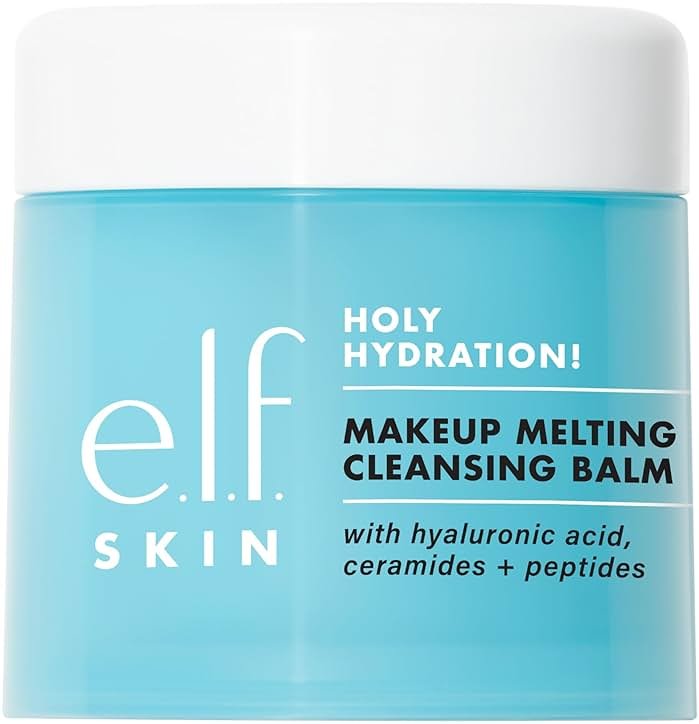 e.l.f., Skin Holy Hydration! Makeup Melting Cleansing Balm, Face Cleanser and Makeup Remover, Infused with Hyaluronic Acid to Hydrate Skin - Product Image