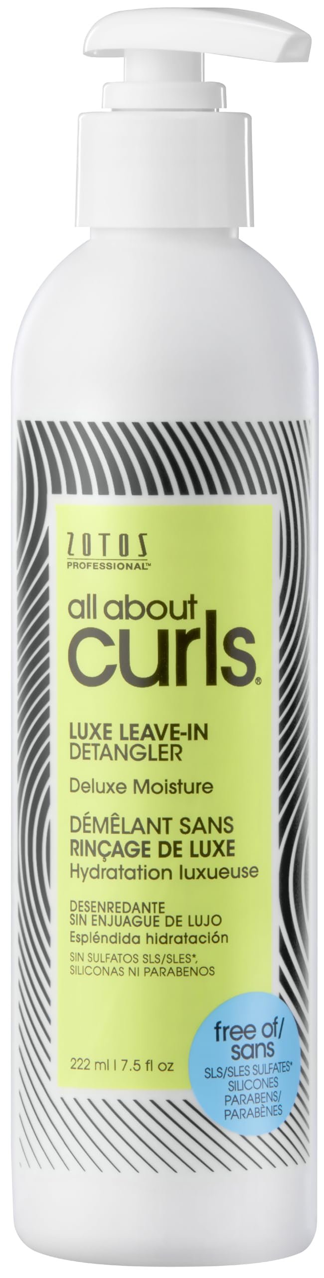 ALL ABOUT CURLS Luxe Leave-In Detangler | For Curly Hair Styling | Detangle, Moisturize, De-Frizz | Reduce Frizz & Softens | Deluxe Moisture | Vegan & Cruelty Free | Sulfate & Paraben Free - Product Image