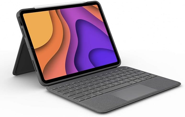Logitech Folio Touch iPad Keyboard Case with Trackpad and Smart Connector for iPad Air 11-inch (M2 & M3), iPad Air (4th & 5th gen) – Graphite - Product Image
