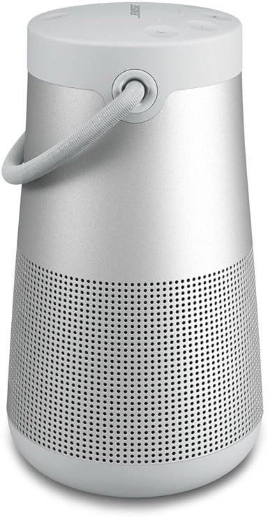 Bose SoundLink Revolve+ (Series II) Bluetooth Speaker, Portable Speaker with Microphone, Wireless and Water Resistant with 360 Degree Sound, Long Lasting Battery and Handle, Silver - Product Image