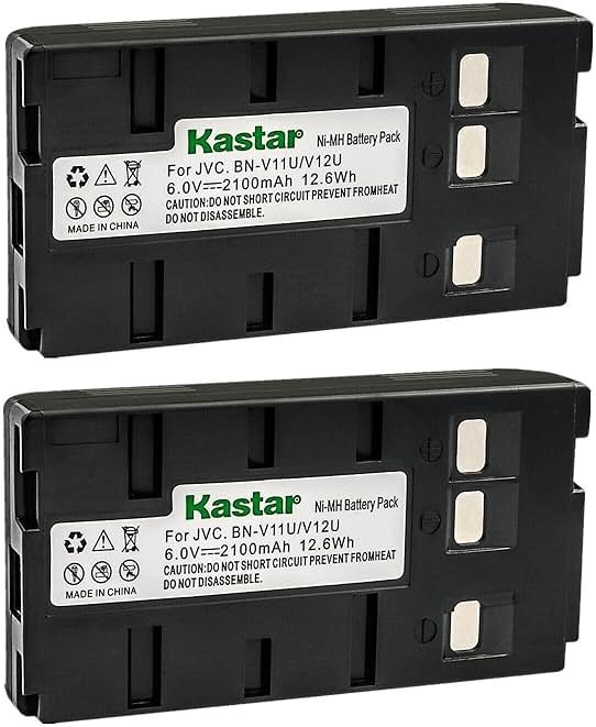 Kastar 2-Pack Battery Replacement for Siemens FA-277 FA-278 FA-292 FA-294 FA-298 FA-299, Durace DR10 DR10AA Battery, Duracel DR11 PC-DR11 DR11AA CPI-IRIS 2 ISAP HH750 ISI Vision III Iris NightSight - Product Image