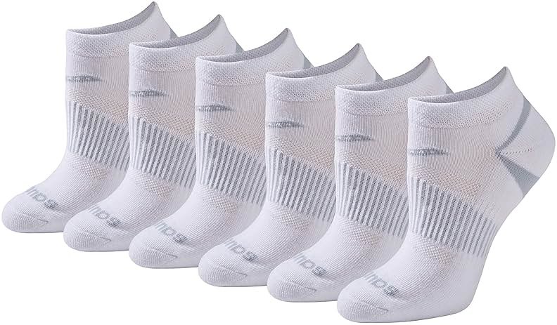 Saucony Women's RunDry Performance Selective Cushion Socks, Available in S-L (6, 12 Pairs) - Product Image