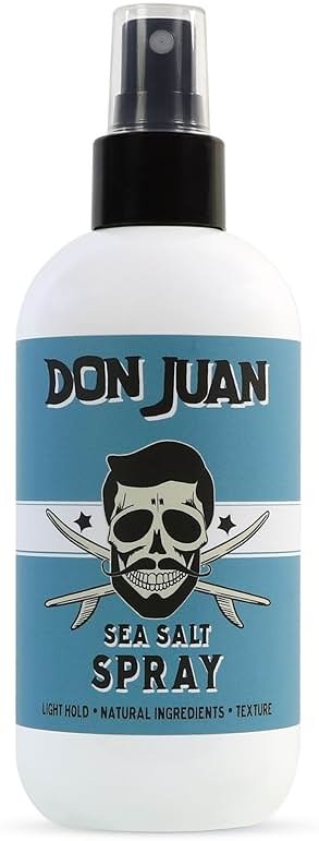 Don Juan Sea Salt Hair Styling Spray | Light Hold | Adds Volume and Texture To Hair | Natural Ingredients | Surf Wax Scent, 8 fl oz - Product Image