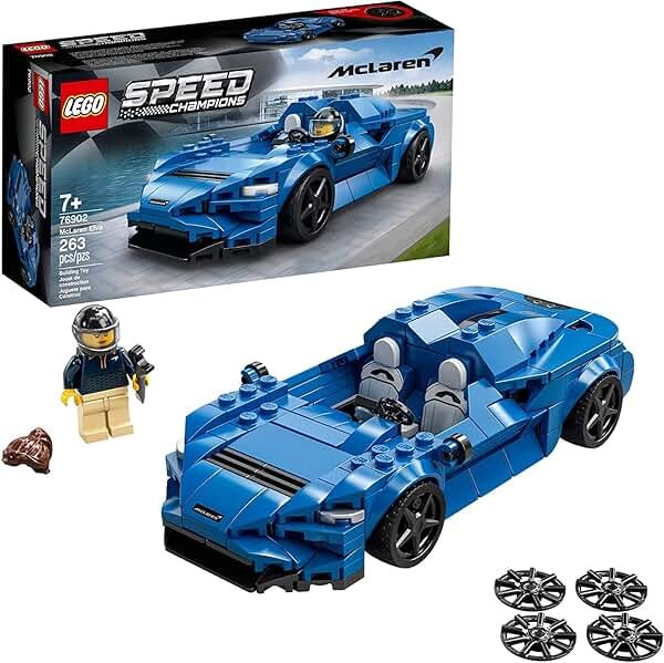 LEGO Speed Champions McLaren Elva 76902 Building Kit; Top Toy Car; Cool Toy for Kids; New 2021 (263 Pieces) - Product Image