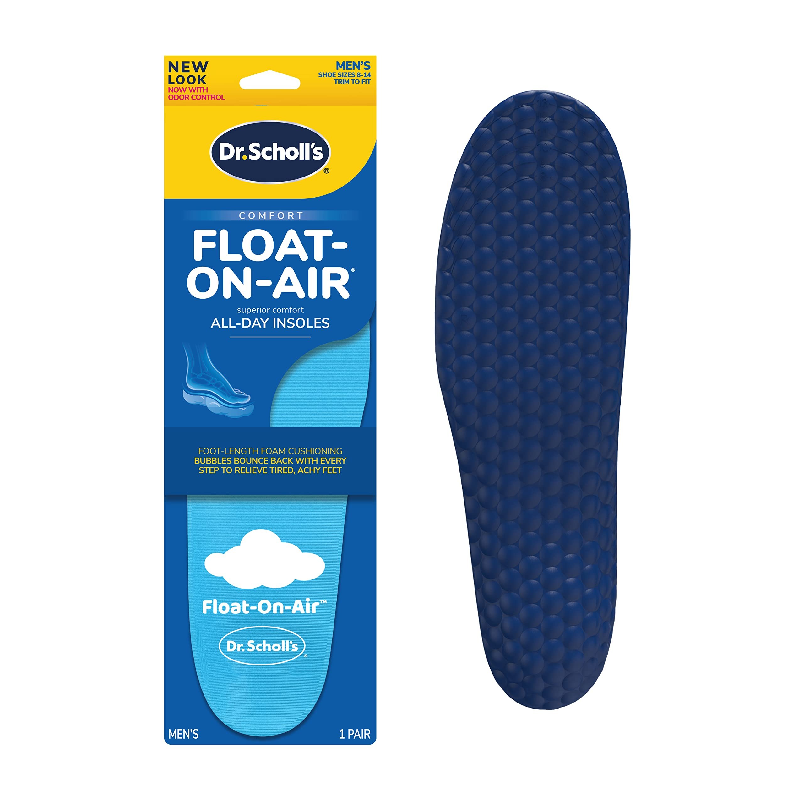 Dr. Scholl's Float-On-Air Comfort Insoles, Men, 1 Pair, Full Length - Product Image