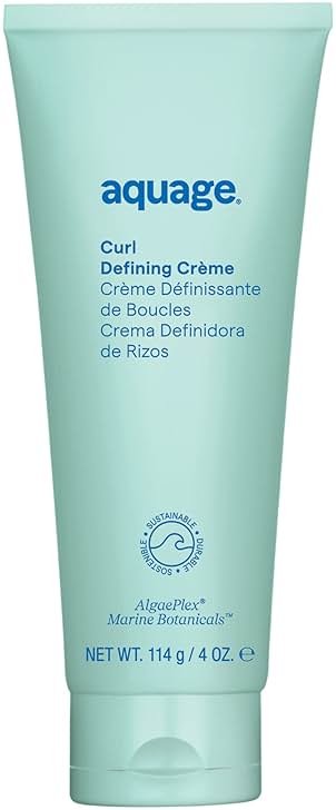 Aquage Curl Cream - Frizz Control Defining Cream for Natural Curls and Waves - Moisturizing Curly Hair Products with Soft Hold and Shine (4 oz) - Product Image