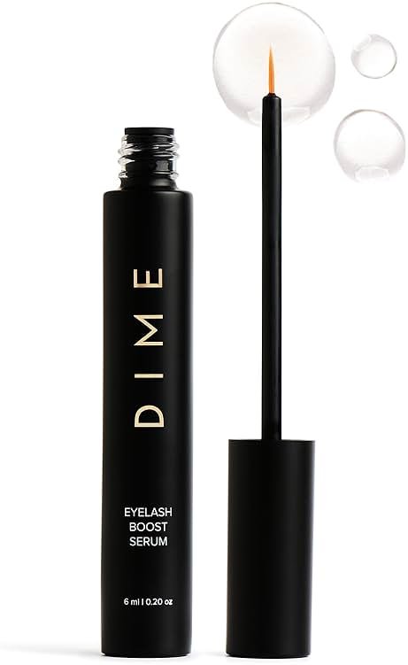 DIME Beauty Eyelash Boost Serum - Lash Growth Serum with Peptides & Amino Acids for Longer, Thicker, Healthier Lashes, Prostaglandin-Free, 0.20 oz / 6 ml - Product Image