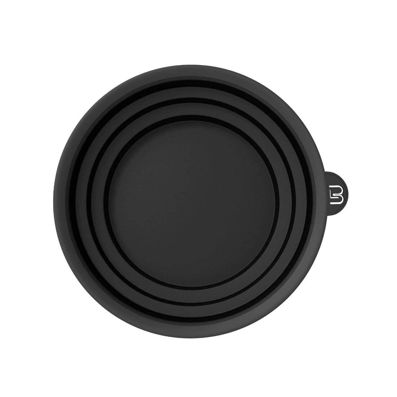 L3 - Level 3 Collapsible Tint Bowl - Use for Mixing, Dying, and All Coloring Needs - Resistant to Bleach and Chemicals - Compact Size for Easy Use (Black) - Product Image