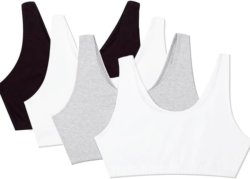 Fruit of the Loom Women's Built Up Tank Style Sports Bra Value Pack - Product Image