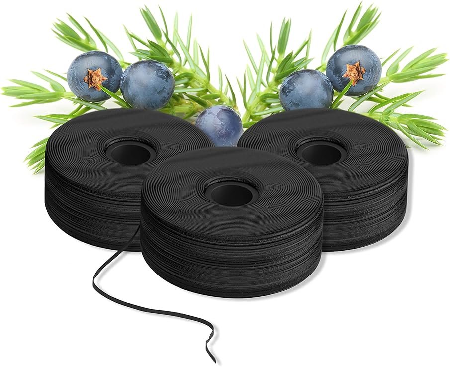 BURST Expanding Dental Floss Refills (32 Yards/3 Pack) | Juniper Berry Aroma Bobbins | Woven Tooth Floss | Stain-Absorbing | Vegan | Paraben, BPA & Cruelty-Free | Smart Expanding Floss Refills - Product Image