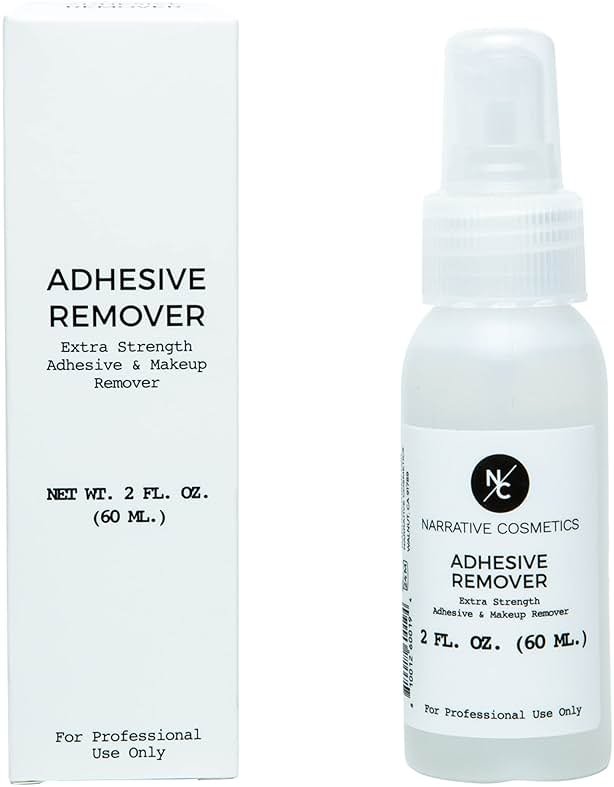 Narrative Cosmetics Adhesive Remover, Extra Strength Professional Adhesive Glue & Makeup Remover for SFX Prosthetics, 2 Fl. Oz. - Product Image