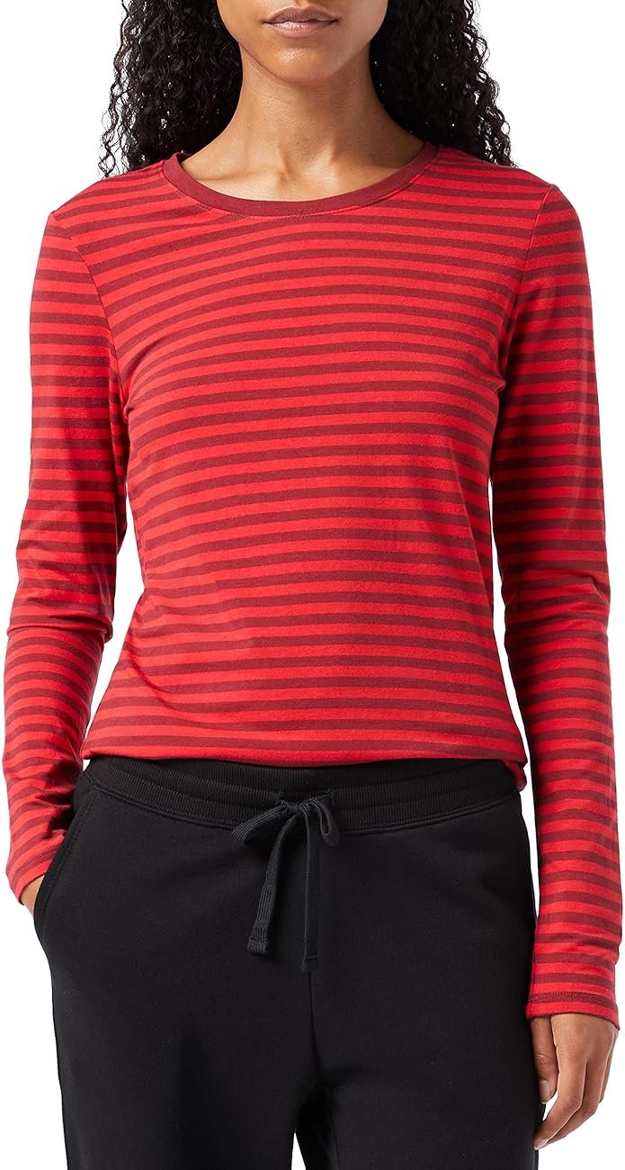 Amazon Essentials Women's Regular-Fit Long-Sleeve Crewneck T-Shirt (Available in Plus Size) - Product Image
