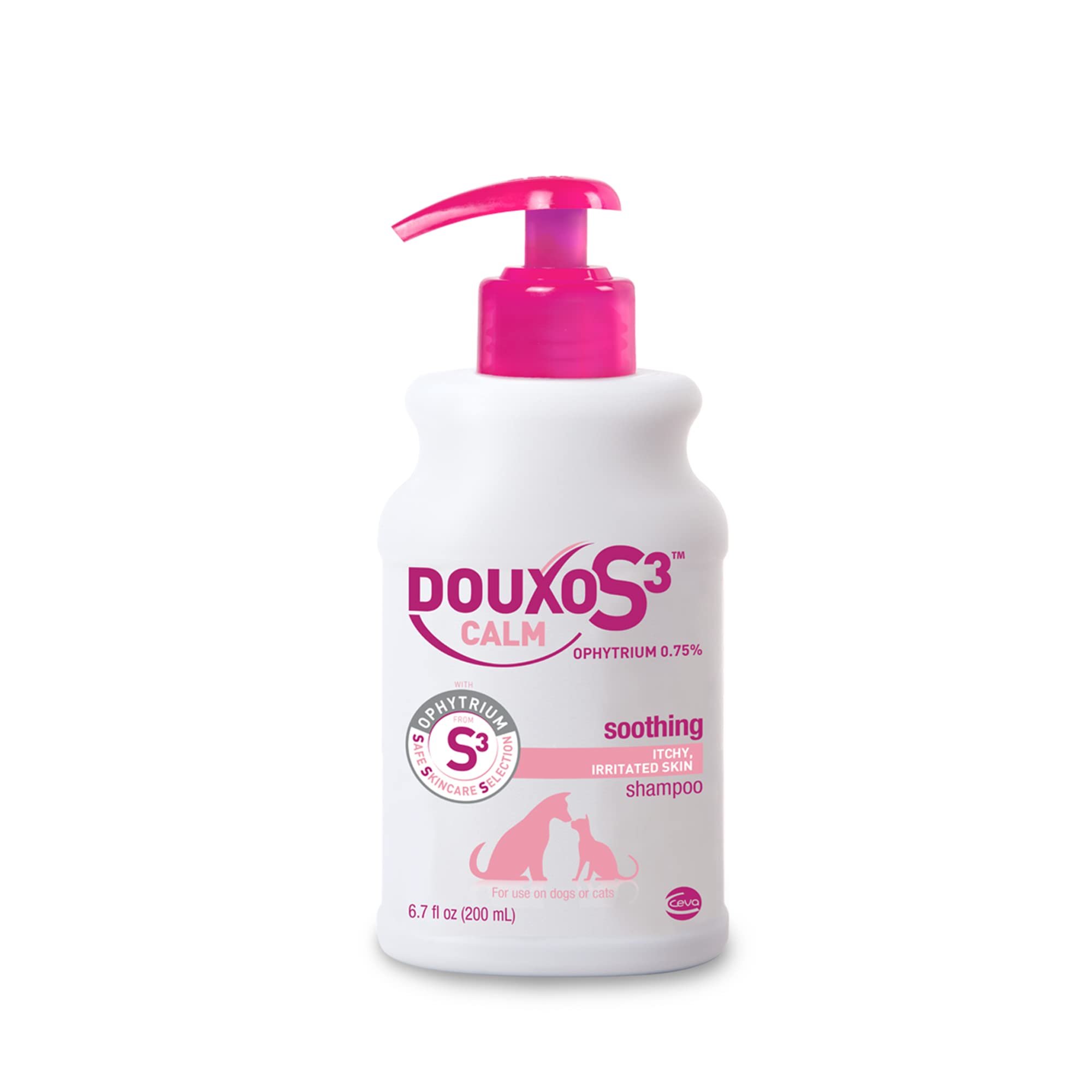 Douxo S3 Calm Dog Shampoo for Itchy Skin Relief, Dog Shampoo for Allergies and Itching, Soothes Itchy, Irritated or Allergic Skin For Dogs and Cats, 6.7 fl oz - Product Image