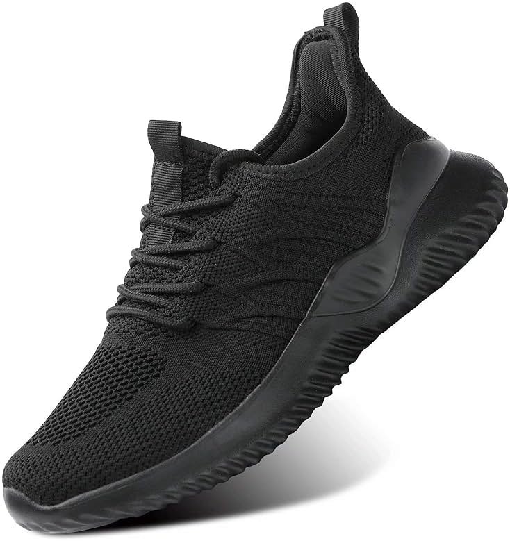 KEEZMZ Womens Ladies Walking Running Shoes Slip On Lightweight Casual Tennis Sneakers Clothes Shoes - Product Image