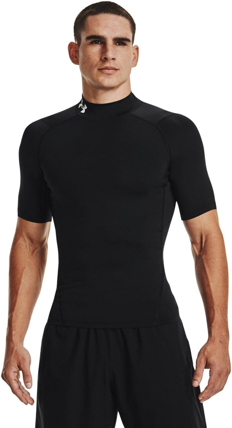 Under Armour HeatGear Armour Comp Mock Short Sleeve T-Shirt - Product Image