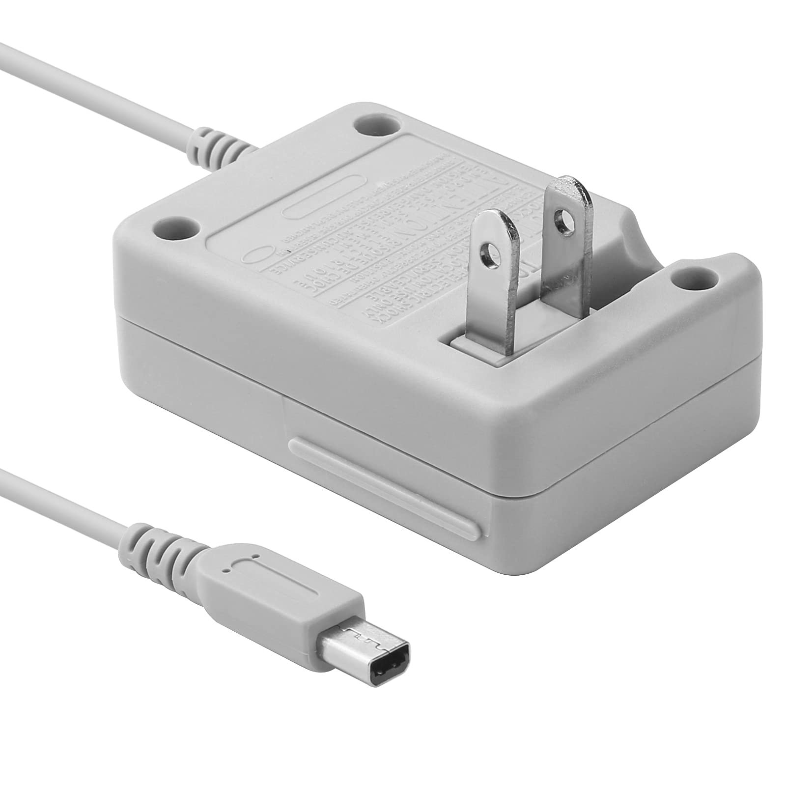 3DS Charger Compatible with Nintendo 3DS/ DSi/DSi XL/ 2DS/ 2DS XL/New 3DS 100-240V Wall Plug Adapter - Product Image