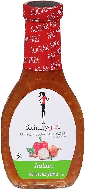Skinnygirl Fat-Free Salad Dressing, Sugar-Free Italian, 8 Ounce - Product Image