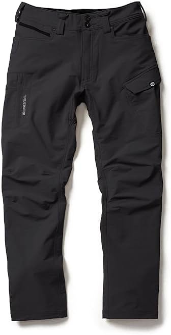TRUEWERK Men's Work Pants - T2 WerkPant, Water Resistant, Windproof, Double-Woven Softshell, 4-Way Stretch, 9 Pockets - Product Image