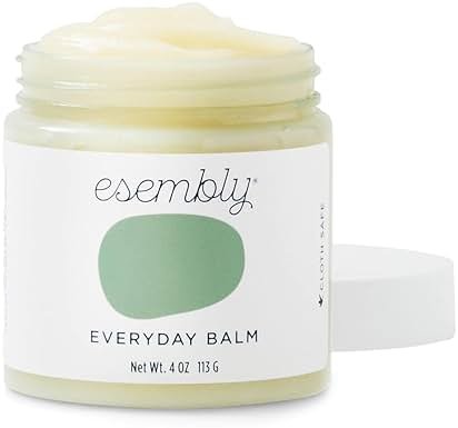 Esembly Everyday Balm, Organic Diaper Balm for Delicate Baby Skin, Diaper Rash Prevention, Multiple Uses Including Nipple Cream, Cradle Cap, Dry and Chapped Skin, Made in USA, 4oz - Product Image