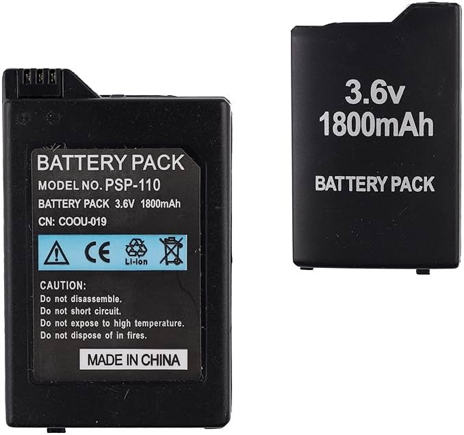 E-YIIVIIL Replacement Battery PSP-110 Compatible with Sony Fat PSP-110 PSP-1001 PSP 1000 Battery - Product Image