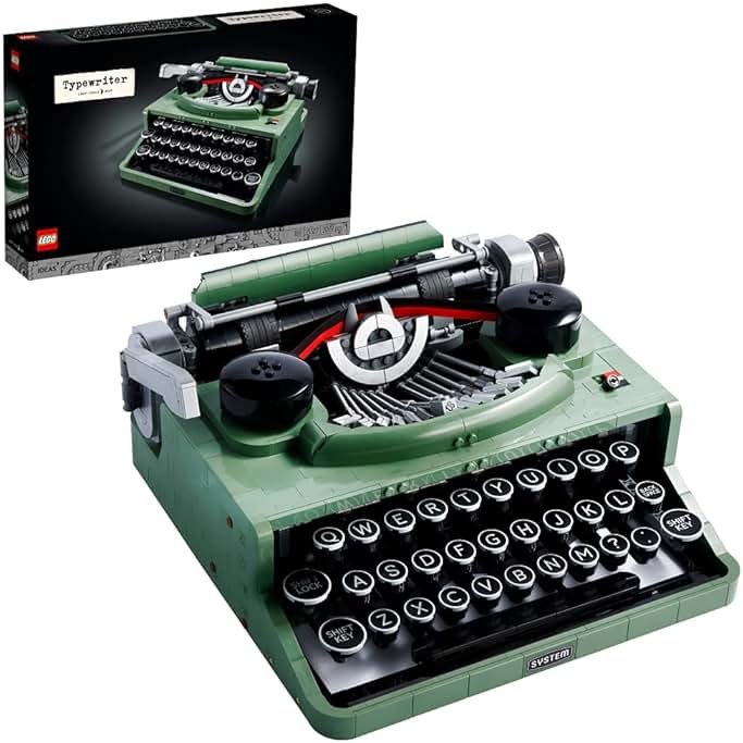 Lego 21327 Ideas The Vintage Writing Machine, Original Gift, Creative Hobby Kits for Adults, Building Set - Product Image