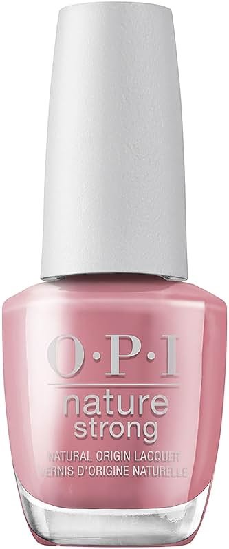 OPI Nature Strong Natural Origin 3-Step System | Botanical Base Coat, Top Coat, and Various Nail Polish Colors | High Shine + Color Protection | Eco-Friendly, Plant Based, Vegan, & Cruelty Free - Product Image