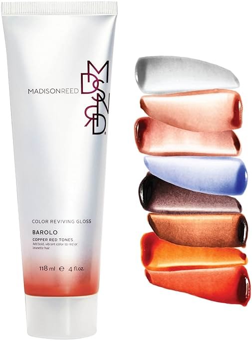 Madison Reed Color Reviving Gloss – Barolo Red | Semi-Permanent, Color Depositing Gloss for Brunette & Red Hair, Revives Faded Red Tones, Boosts Shine, Ammonia-Free - Product Image