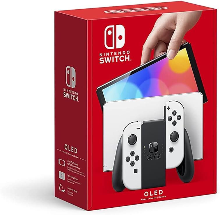Nintendo Switch – OLED Model w/White Joy-Con - Product Image