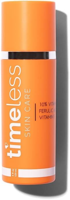 Timeless Skin Care Vitamin C Serum with Vitamin E & Ferulic Acid - Brightening Serum - for Oily & Dry Skin - Fragrance-Free - 4 oz - Product Image