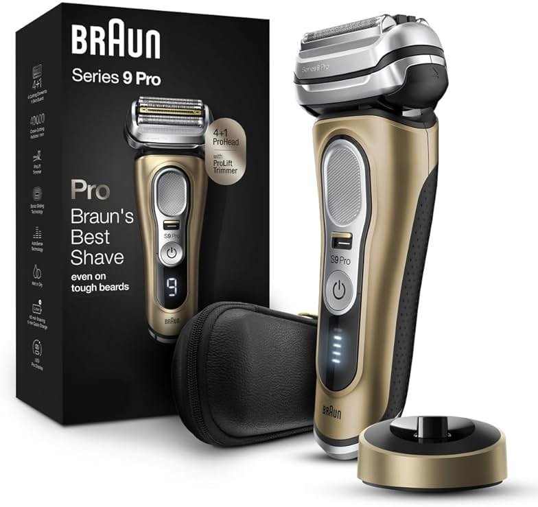 Braun Series 9 Pro 9419s Electric Shaver for Men, Wet & Dry Razor, Shaving Kit with 4+1 Head with ProLift Trimmer - Product Image