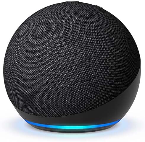Amazon Echo Dot (newest model) - Vibrant sounding speaker, Designed for Alexa+, Great for bedrooms, dining rooms and offices, Charcoal - Product Image