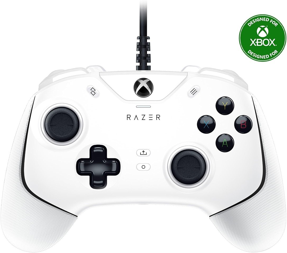 Razer Wolverine V2 Wired Gaming Controller for Xbox Series X|S, Xbox One, PC: Remappable Front-Facing Buttons - Mecha-Tactile Action Buttons and D-Pad - Trigger Stop-Switches - White - Product Image