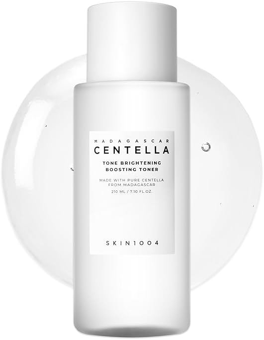 SKIN1004 Tone Balancing Boosting Toner, Korean Face Toner for Uneven Skin Tone, Centella Toner with Niacinamide & MadeWhite, Gentle Exfoliating, Radiant Skin, Korean Skin Care, 7.10 fl.oz / 210ml - Product Image