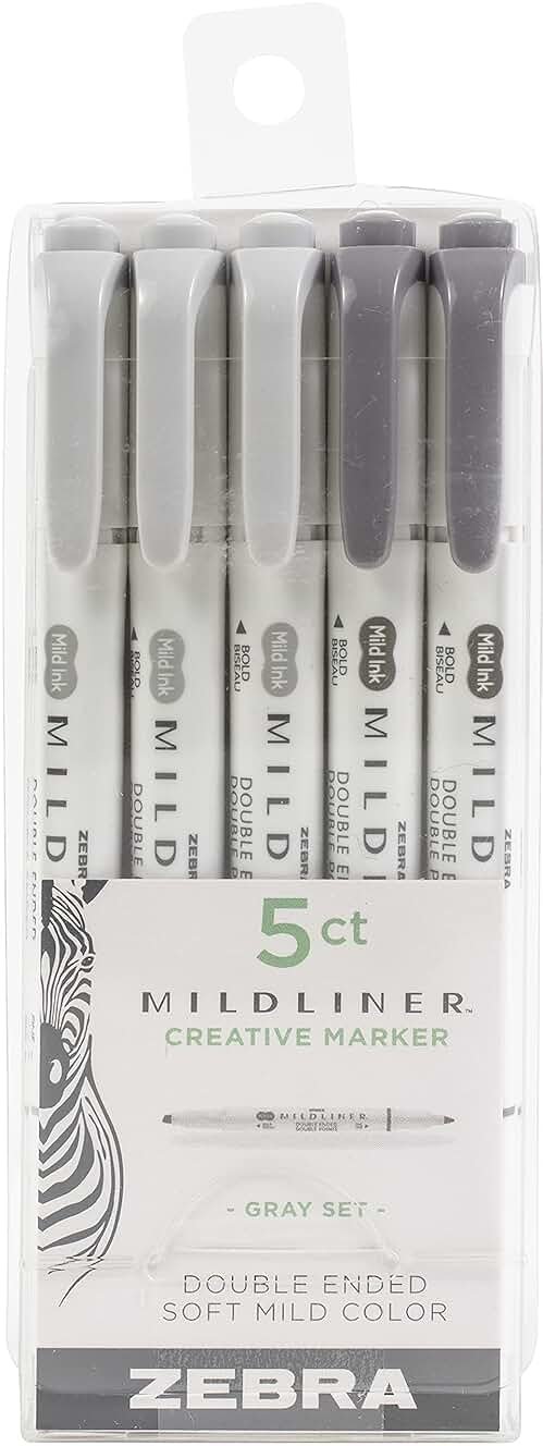 Zebra Pen Grays Zebra HIGHLITER 5/PK, 5 Count (Pack of 1) - Product Image