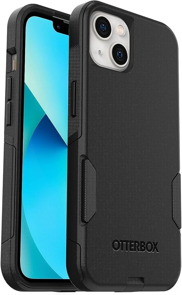 OtterBox iPhone 13 (ONLY) Commuter Series Case - Black, Slim & Tough, Pocket-Friendly, with Port Protection - Product Image