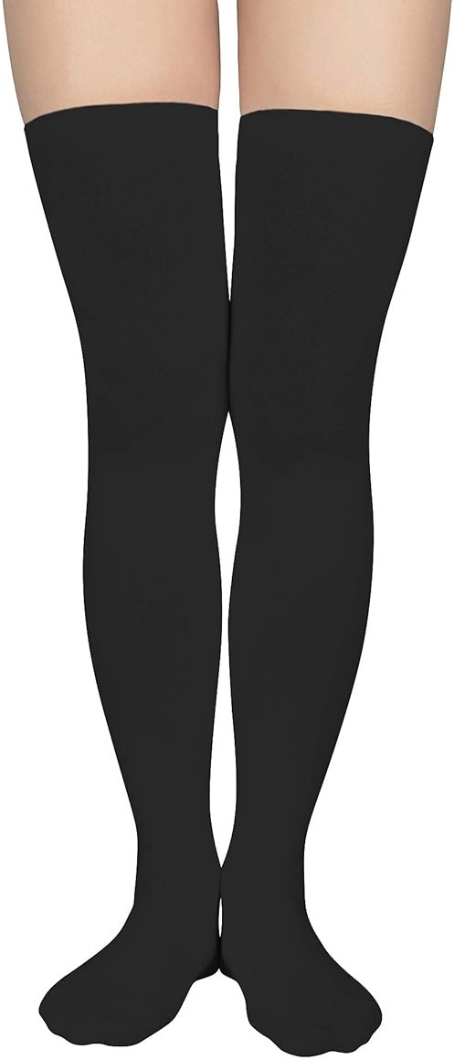 American Trends Striped Knee High Socks for Women Thigh High Socks Long Leg Warmers - Product Image