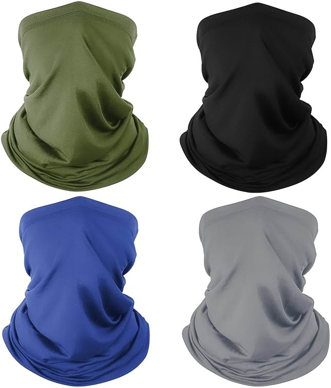 Neck Gaiter Bandana Face Mask: Sun Cooling Scarf Gator Cover Head for Men Women - Product Image