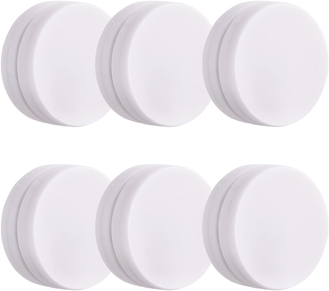 LEVOSHUA Magnetic Shower Curtain Weights, Rubber Covered Heavy Duty Weights, Prevent Curtain Liner from Blowing Around, Work for Drapery, Tablecloth, Flag, Outdoor Curtain 4 Pairs(Pack of 8) - Product Image