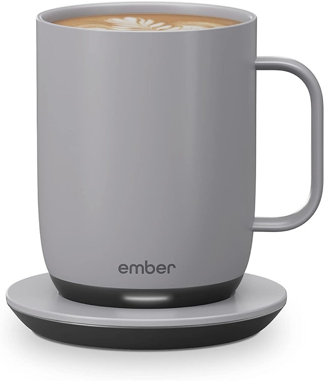 Ember Temperature Control Smart Mug 2, 14 Oz, App-Controlled Heated Coffee Mug with 80 Min Battery Life and Improved Design, GrayModel - Product Image